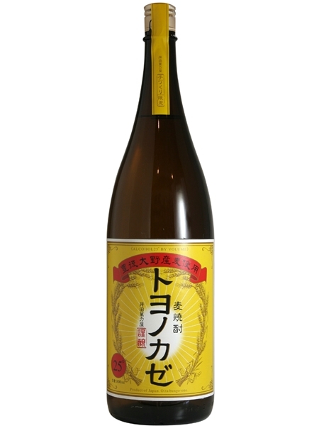 画像1: 麦焼酎　トヨノカゼ　25度　1.8L