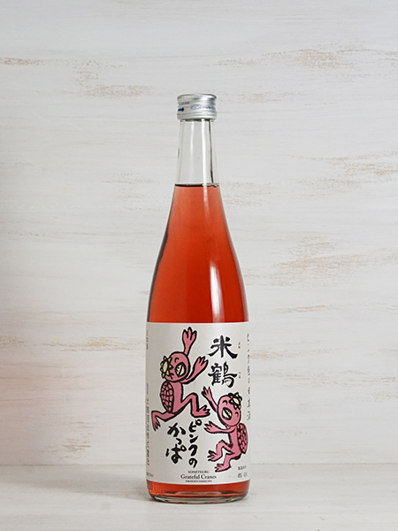 画像1: 米鶴 ピンクのかっぱ 純米酒 720ml